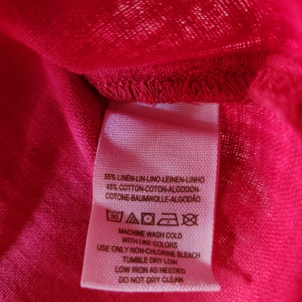 Free People | Red Lace Linen Shorts - Picture 4 of 5